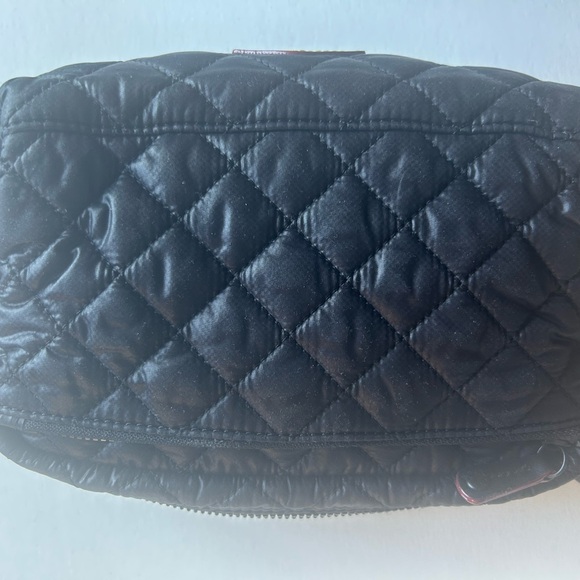 MZ WALLACE Travel/Cosmetic Pouch with 3 Pockets in Black 8x5x2.5 NWOT - Picture 6 of 9